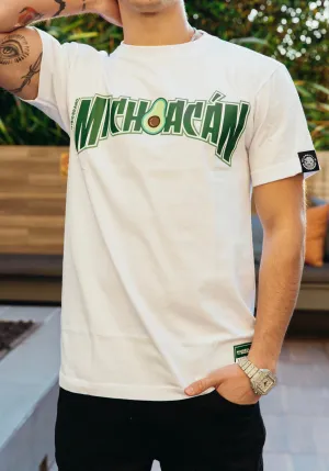 AGUACATEROS DE MICHOACÁN MEN’S WHITE T-SHIRT