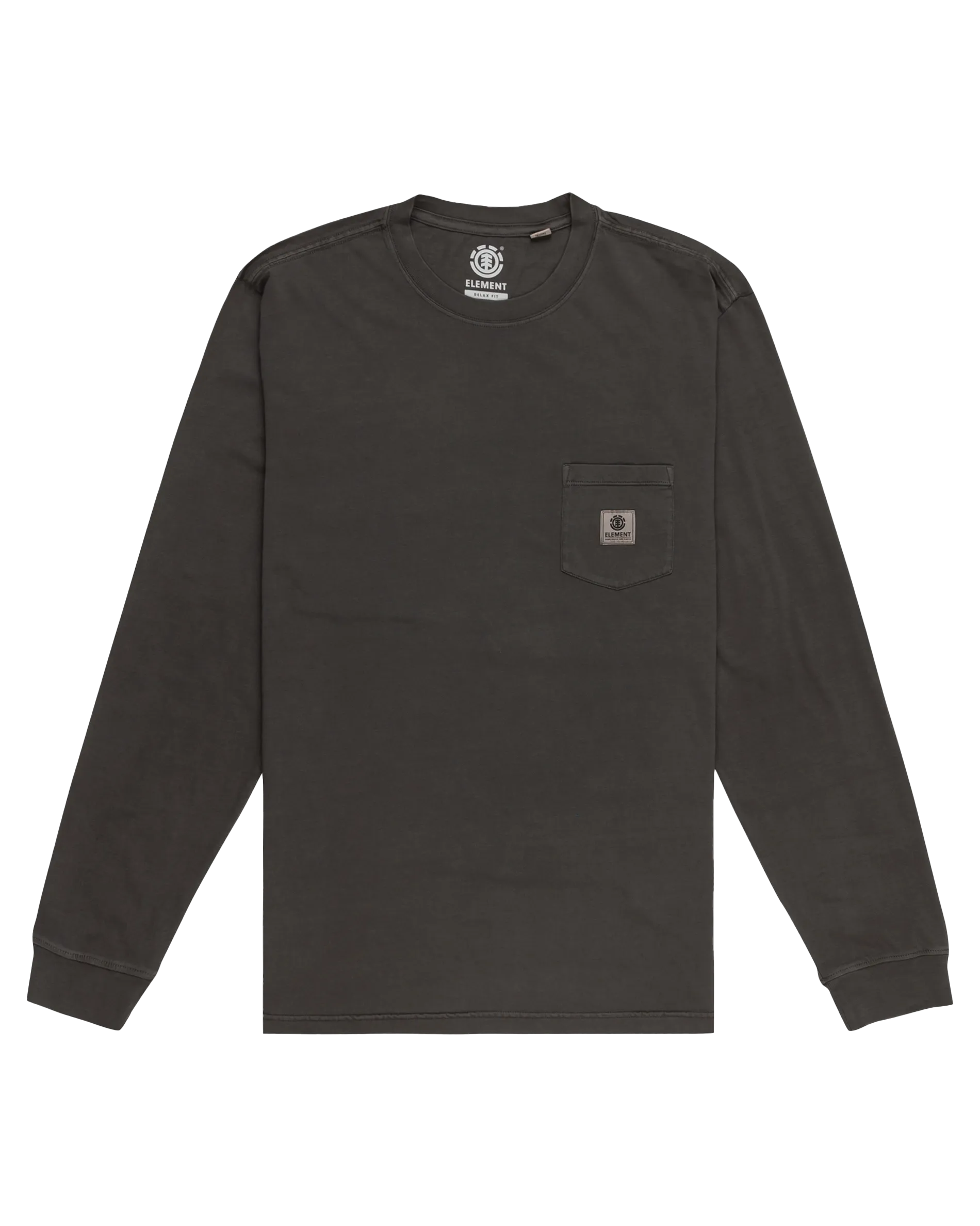 Basic Pocket T-Shirt in Off Black