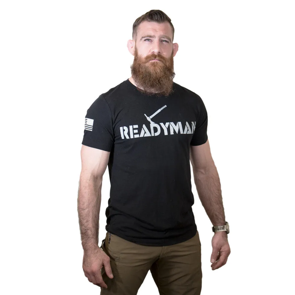 Black Tomahawk Logo T-Shirt