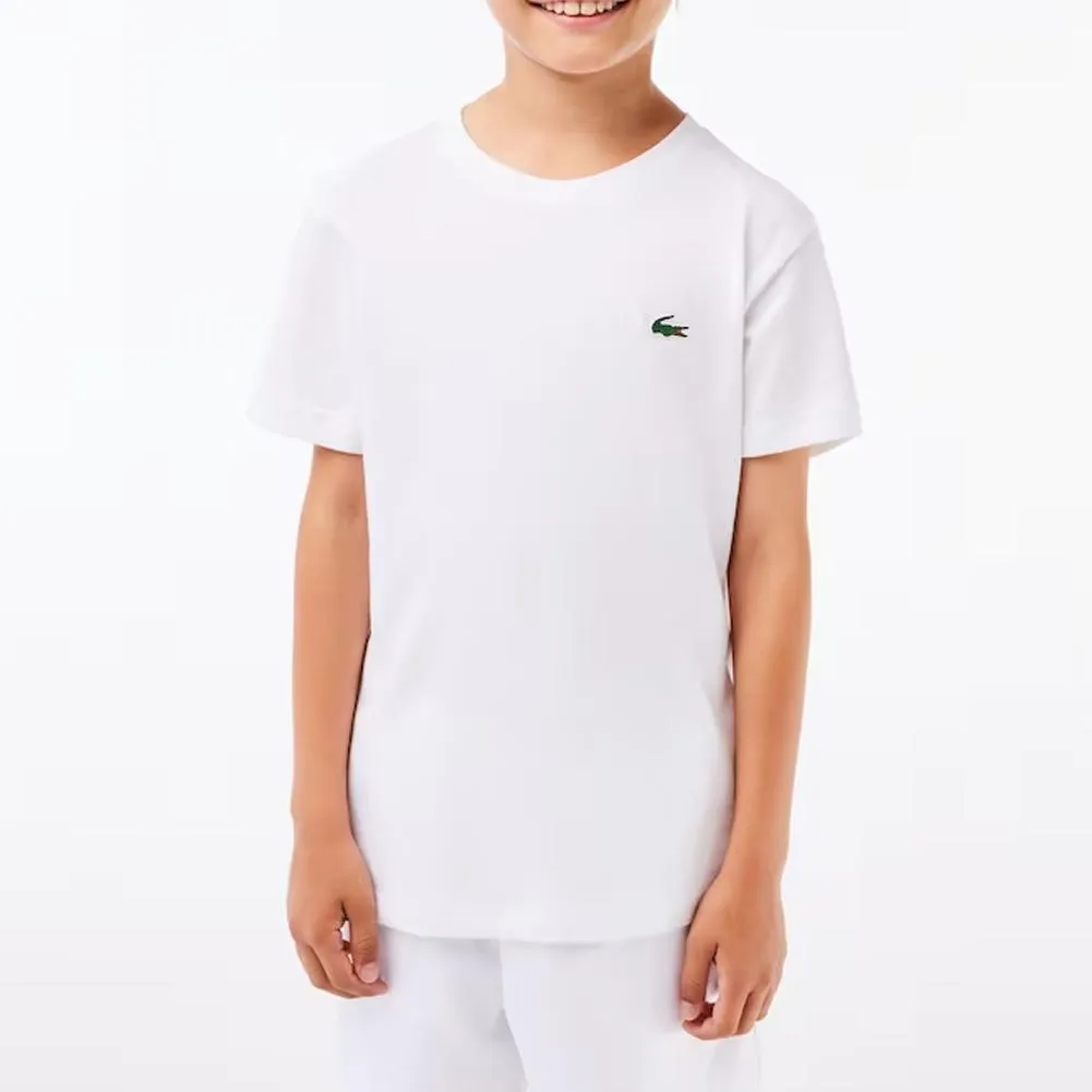 Boys' Breathable Cotton Blend Tennis Jersey