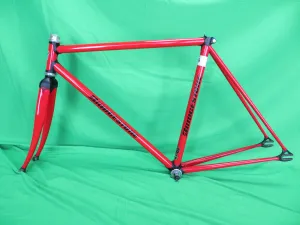 Bridgestone Columbus Max Fork // Red / Matte Black Lugs / // 50.5cm