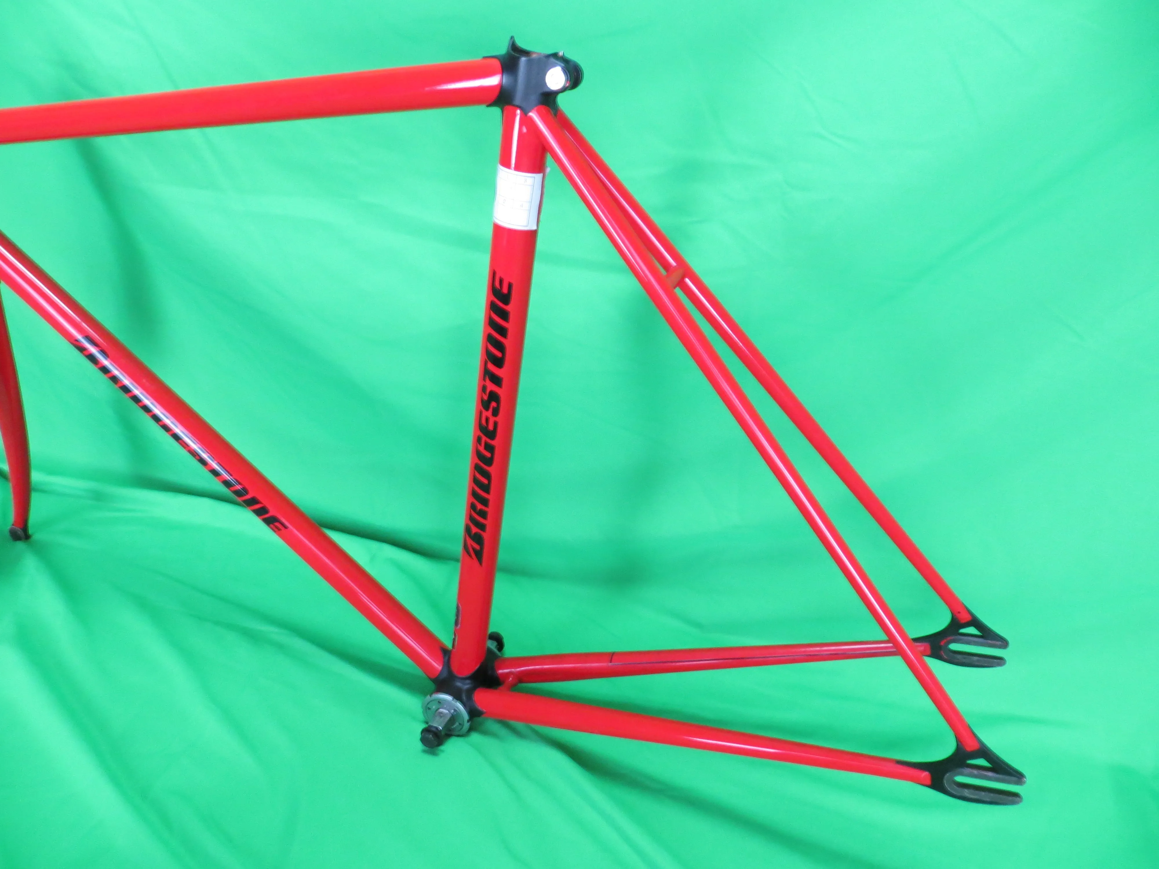 Bridgestone Columbus Max Fork // Red / Matte Black Lugs / // 50.5cm