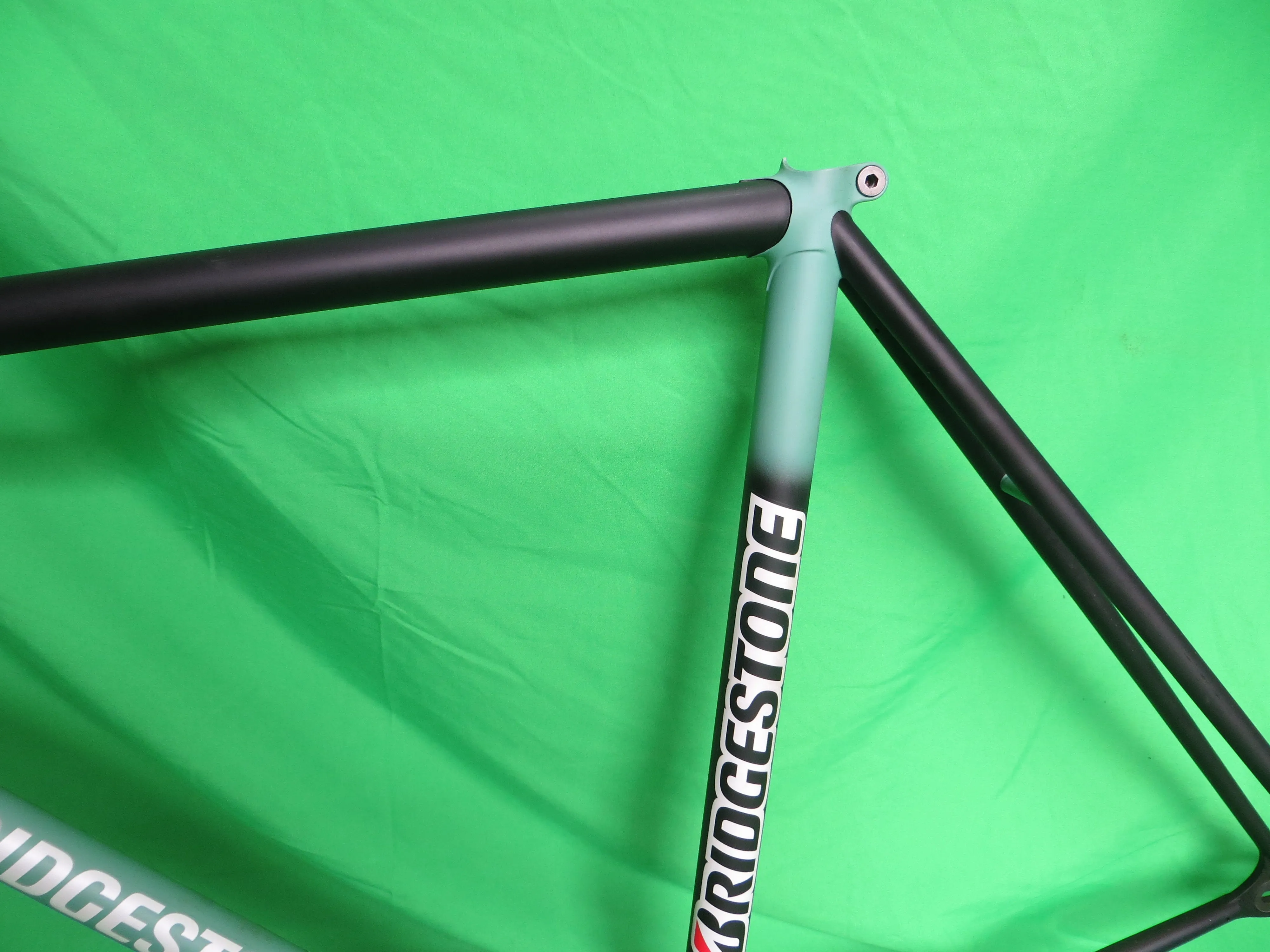 Bridgestone Columbus Max Frok/ Reynolds 631 // Matte Bianchi Green / Black  // 52cm