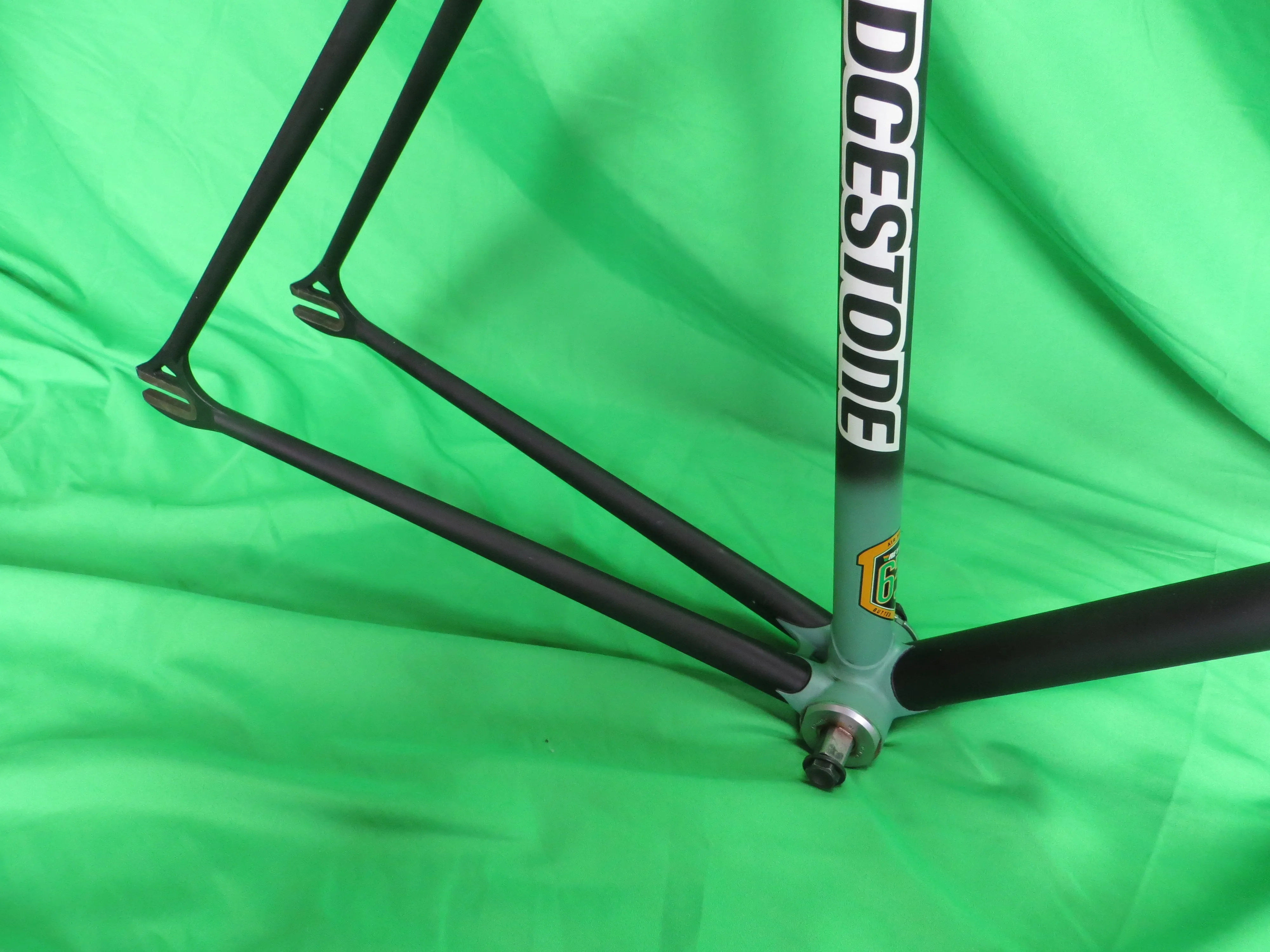 Bridgestone Columbus Max Frok/ Reynolds 631 // Matte Bianchi Green / Black  // 52cm