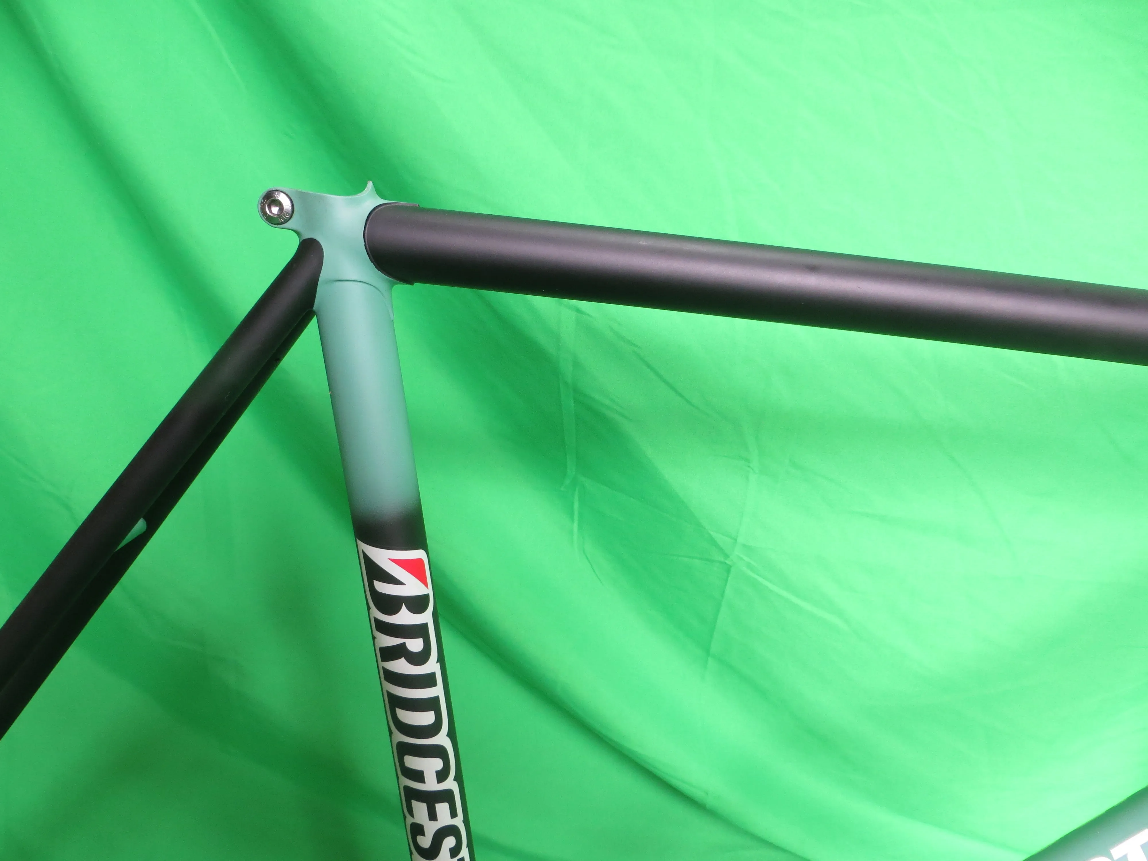 Bridgestone Columbus Max Frok/ Reynolds 631 // Matte Bianchi Green / Black  // 52cm