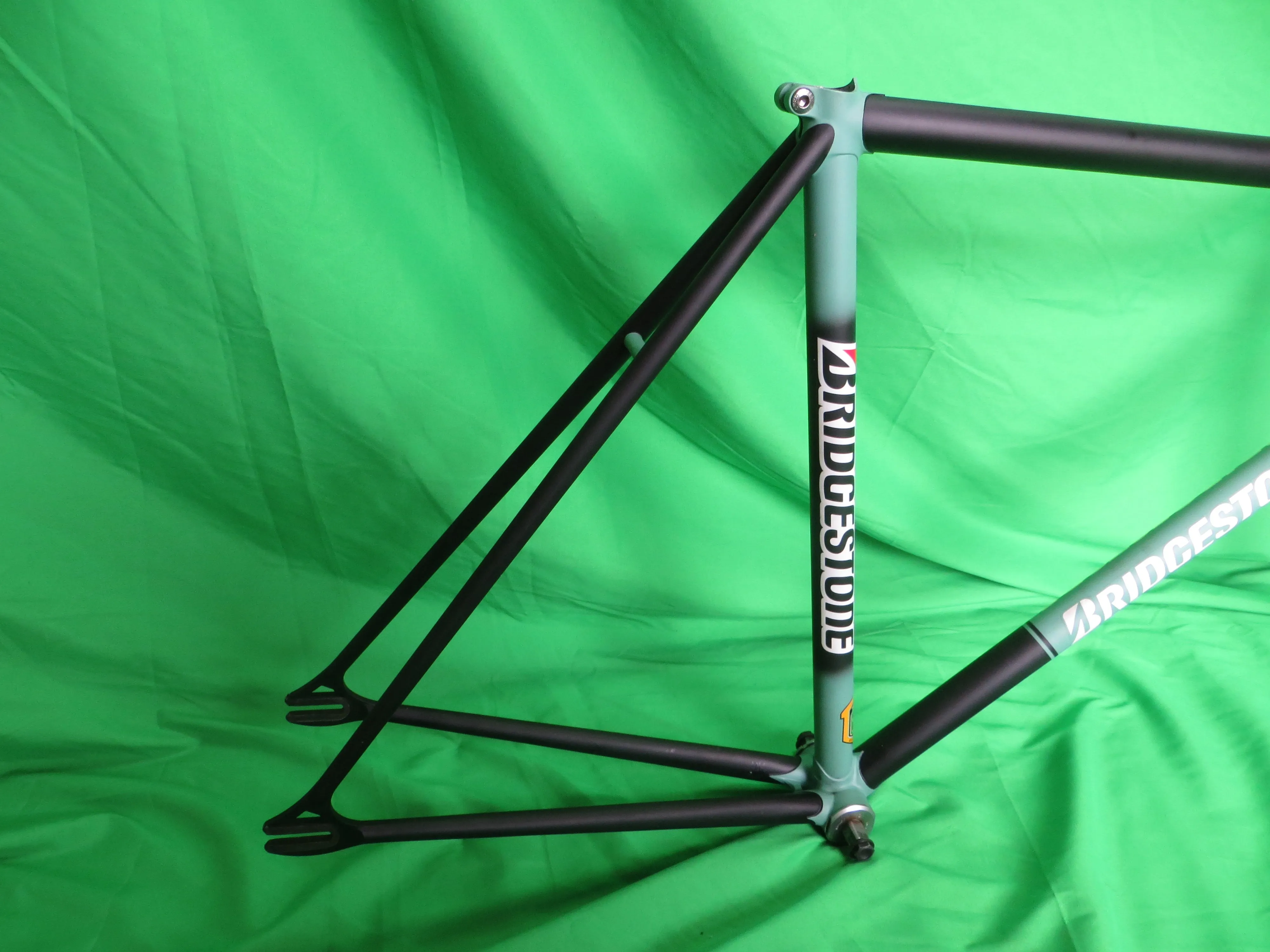 Bridgestone Columbus Max Frok/ Reynolds 631 // Matte Bianchi Green / Black  // 52cm