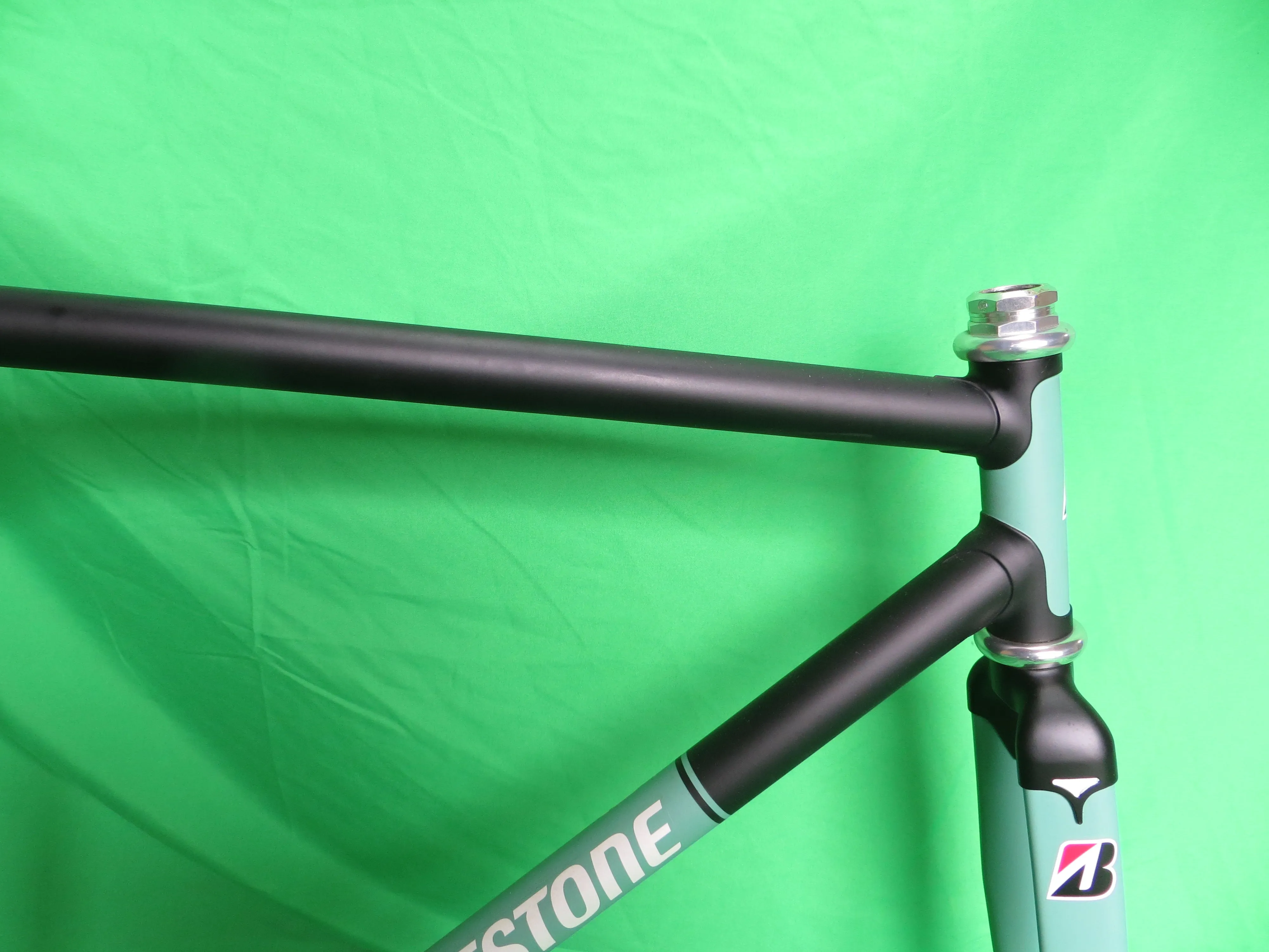 Bridgestone Columbus Max Frok/ Reynolds 631 // Matte Bianchi Green / Black  // 52cm