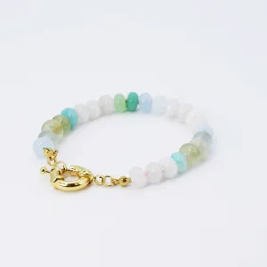 Brooke Bracelet Mint and White T65