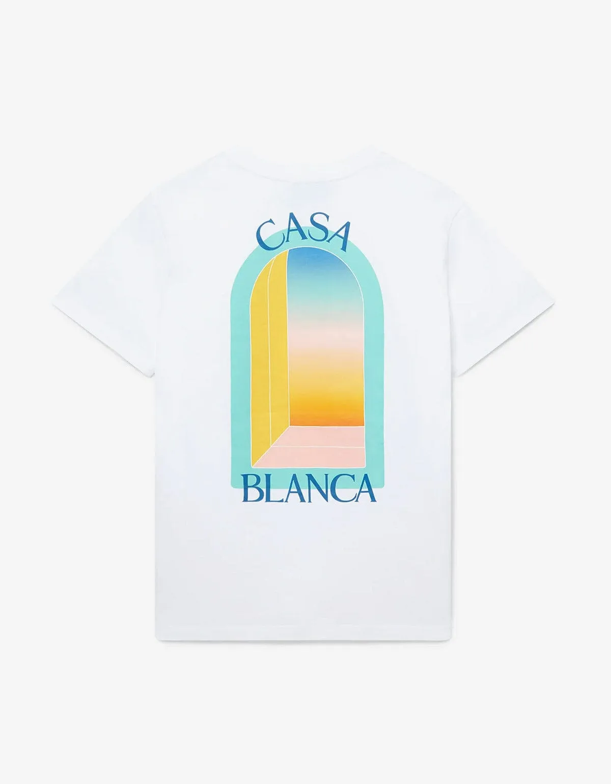 Casablanca White L'Arc Coloré T-Shirt