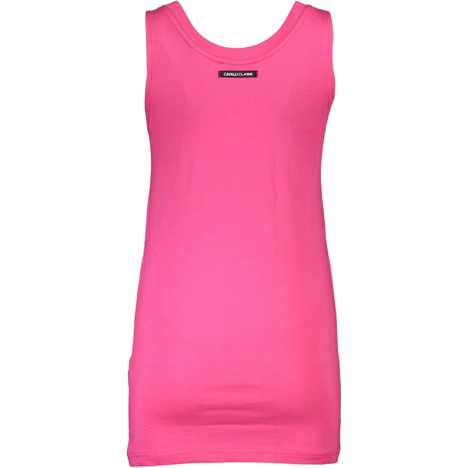 Cavalli Class Pink Cotton Women Tank Top