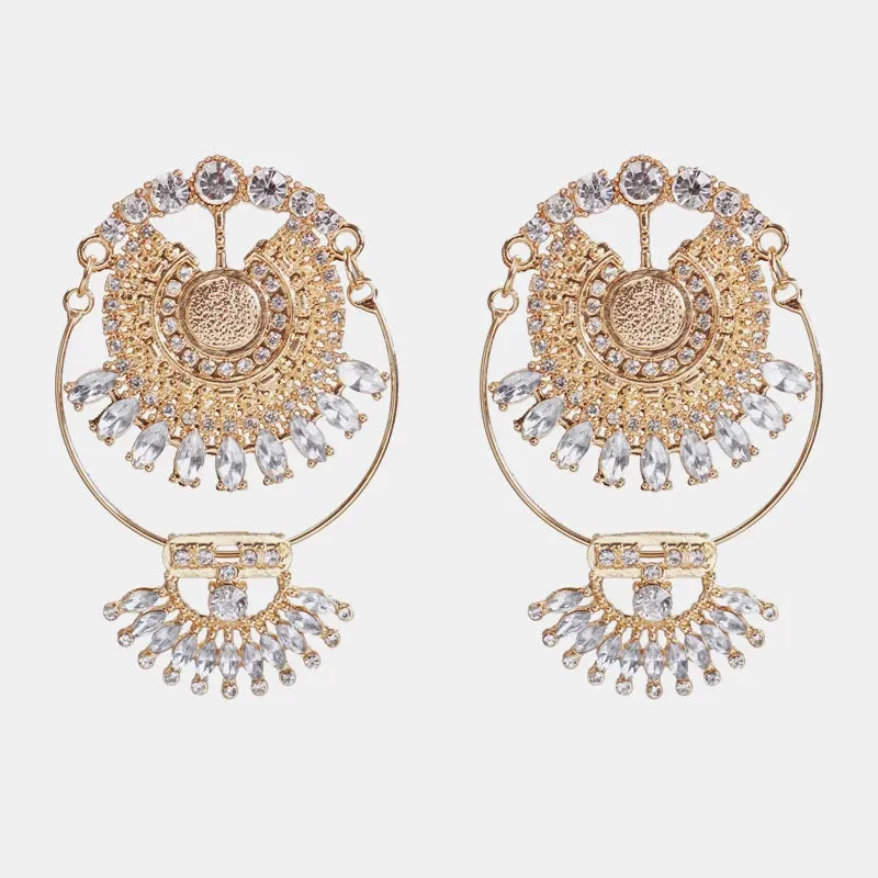 Chandelier- the Rhinestone Chandelier Dangle Statement Earring Collection 10 Styles