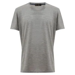 Corneliani Gray Silk T-Shirt