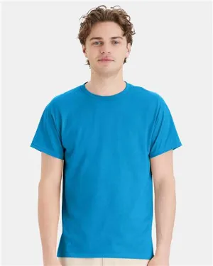 Custom Embroidered - Hanes - Ecosmart™ T-Shirt - Teal - 5170