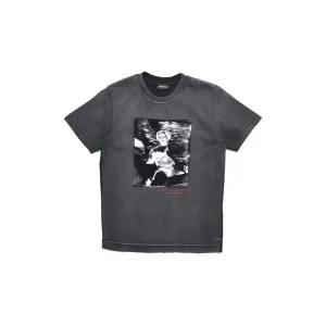 Diesel Boys Grey Short Sleeve T-shirt with Design