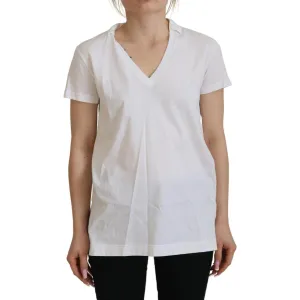 Dolce & Gabbana Elegant White Cotton Top Tee