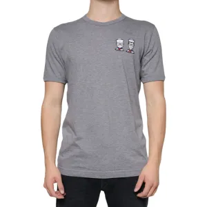 Dolce & Gabbana Gray Cotton #DGFamily Short Sleeves T-shirt