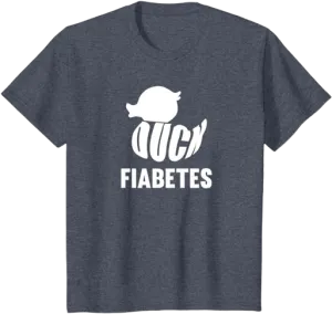 Duck Fiabetes T-Shirt | Funny Diabetes Support & Awareness Apparel | Black Cotton Tee