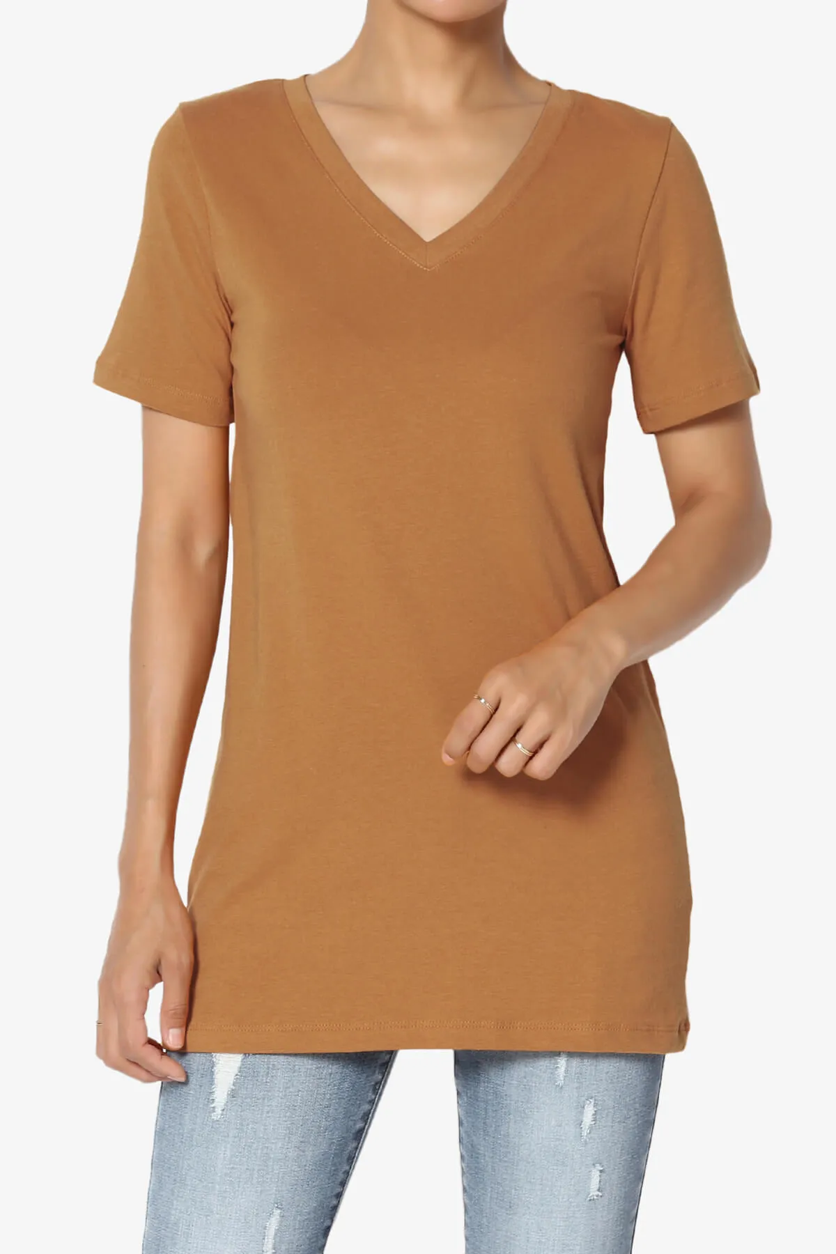 Elora V-Neck Short Sleeve T-Shirt