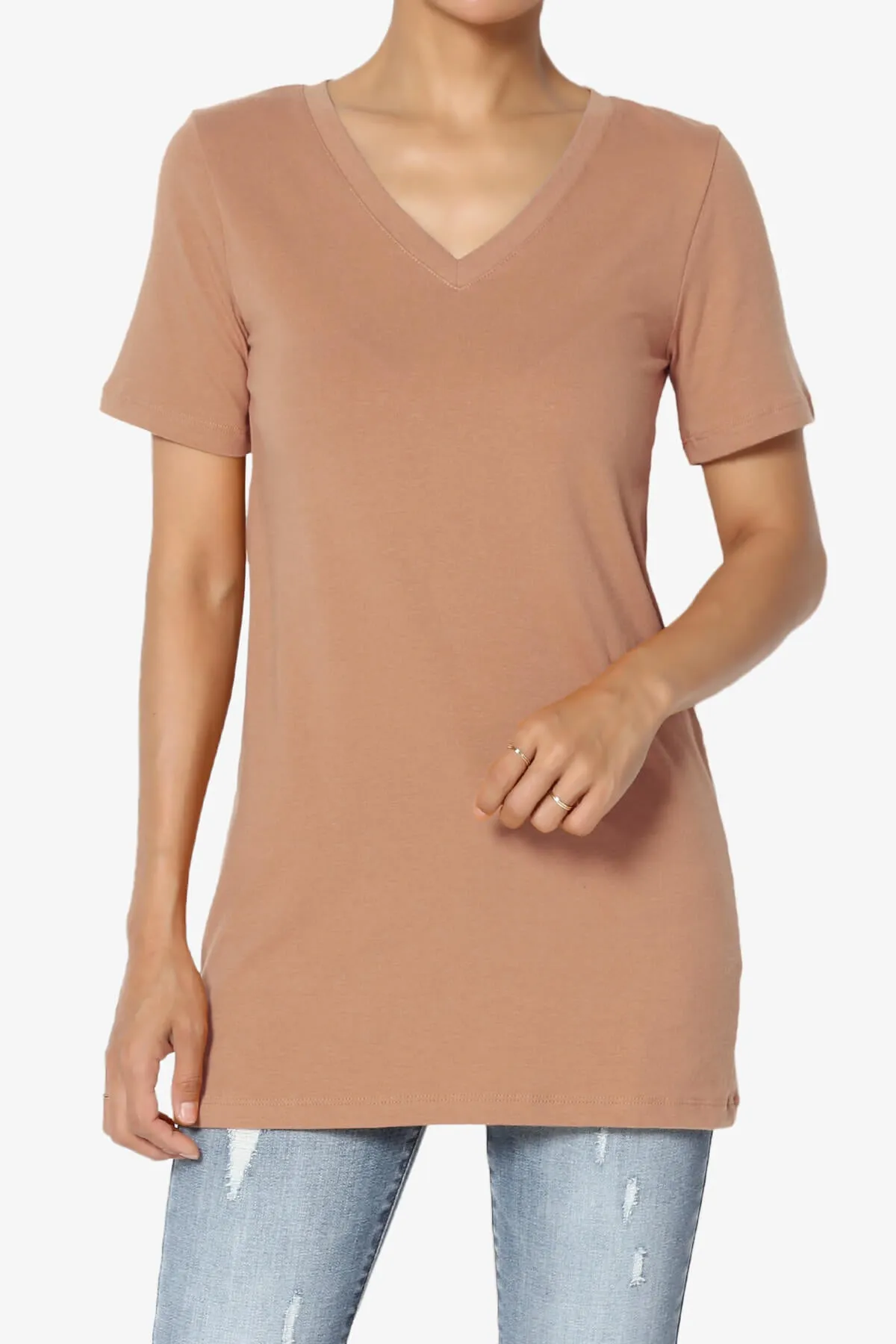 Elora V-Neck Short Sleeve T-Shirt