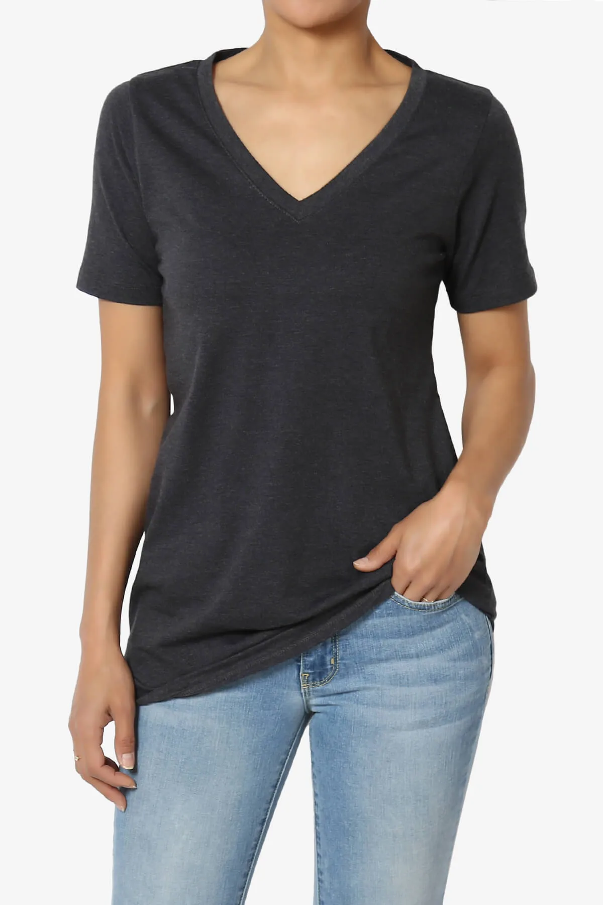 Elora V-Neck Short Sleeve T-Shirt