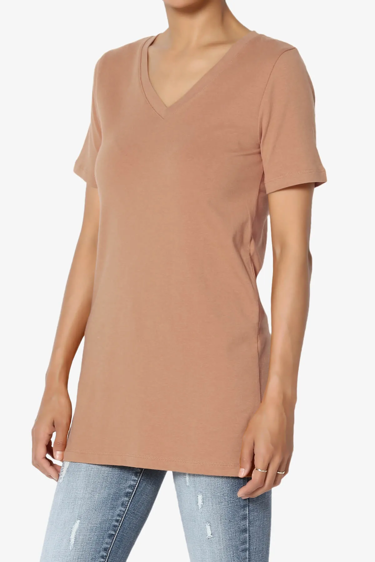 Elora V-Neck Short Sleeve T-Shirt