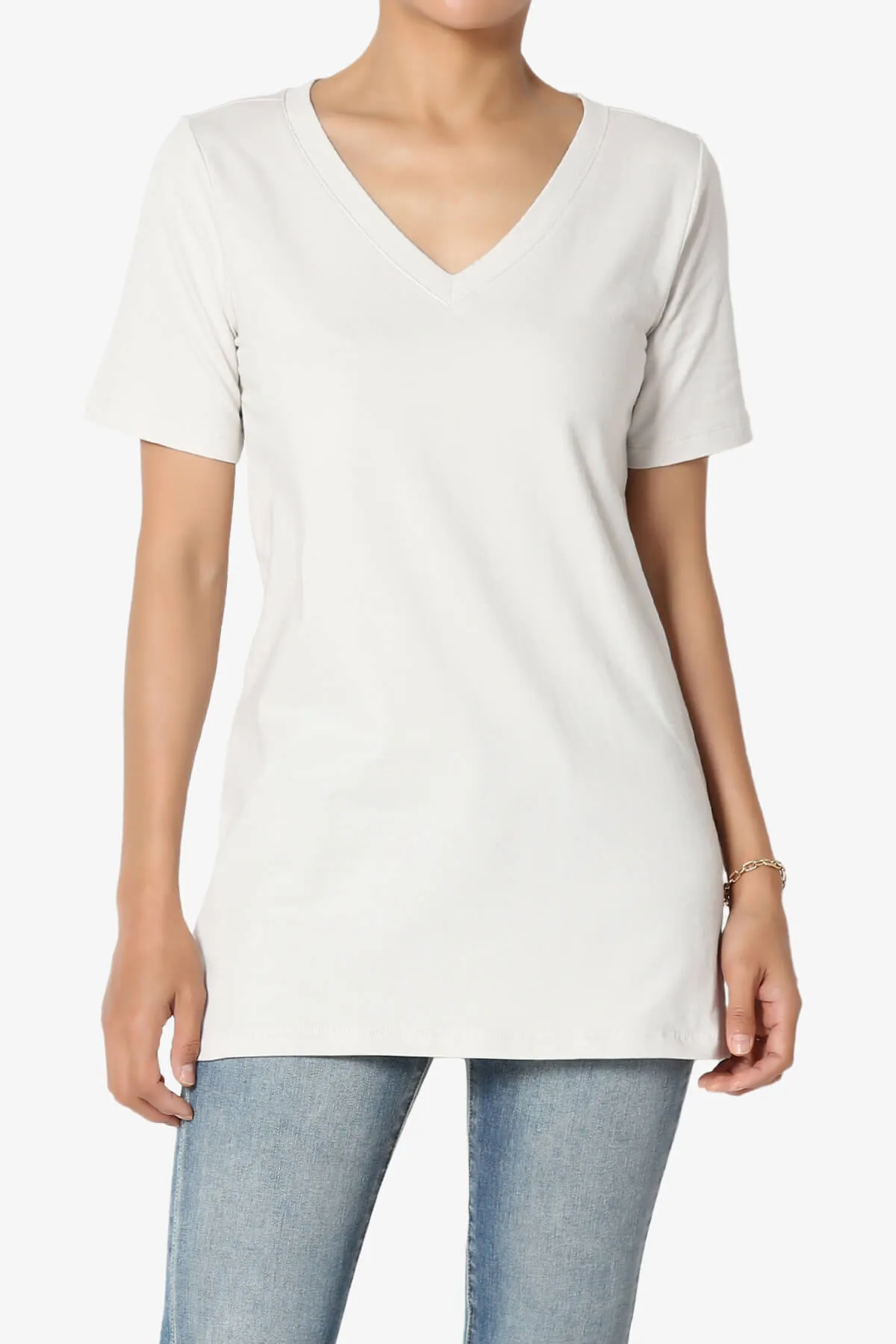 Elora V-Neck Short Sleeve T-Shirt