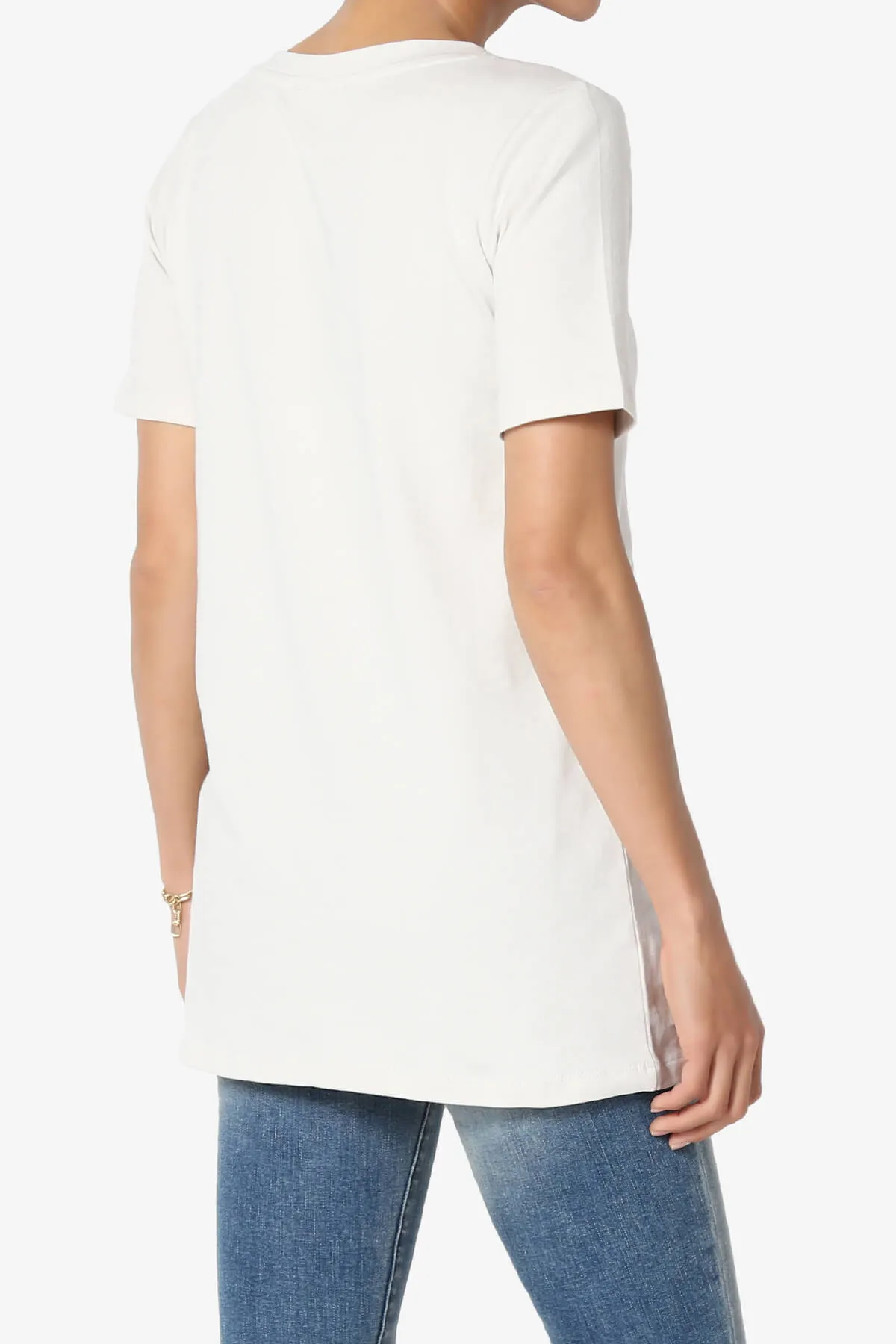 Elora V-Neck Short Sleeve T-Shirt