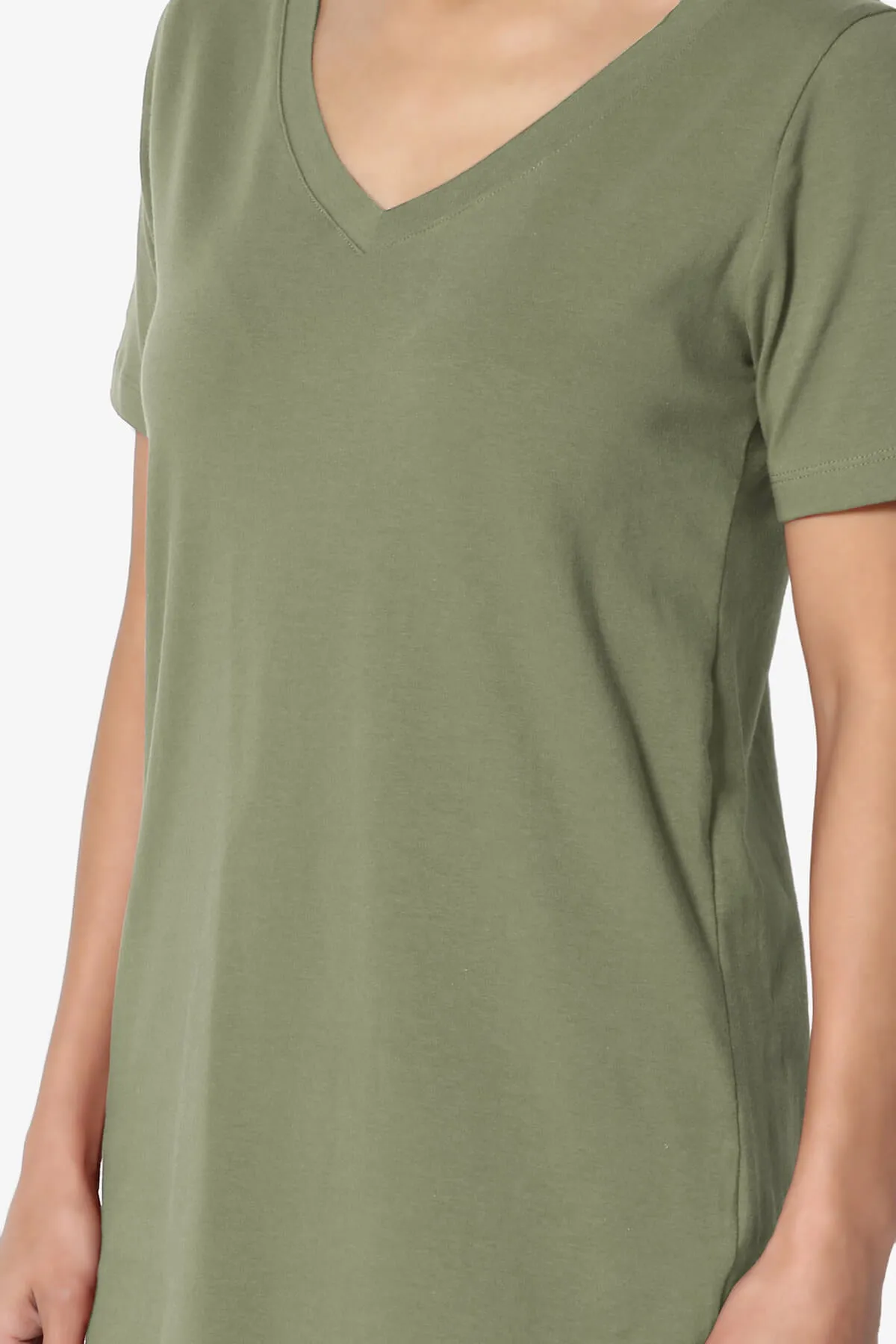 Elora V-Neck Short Sleeve T-Shirt