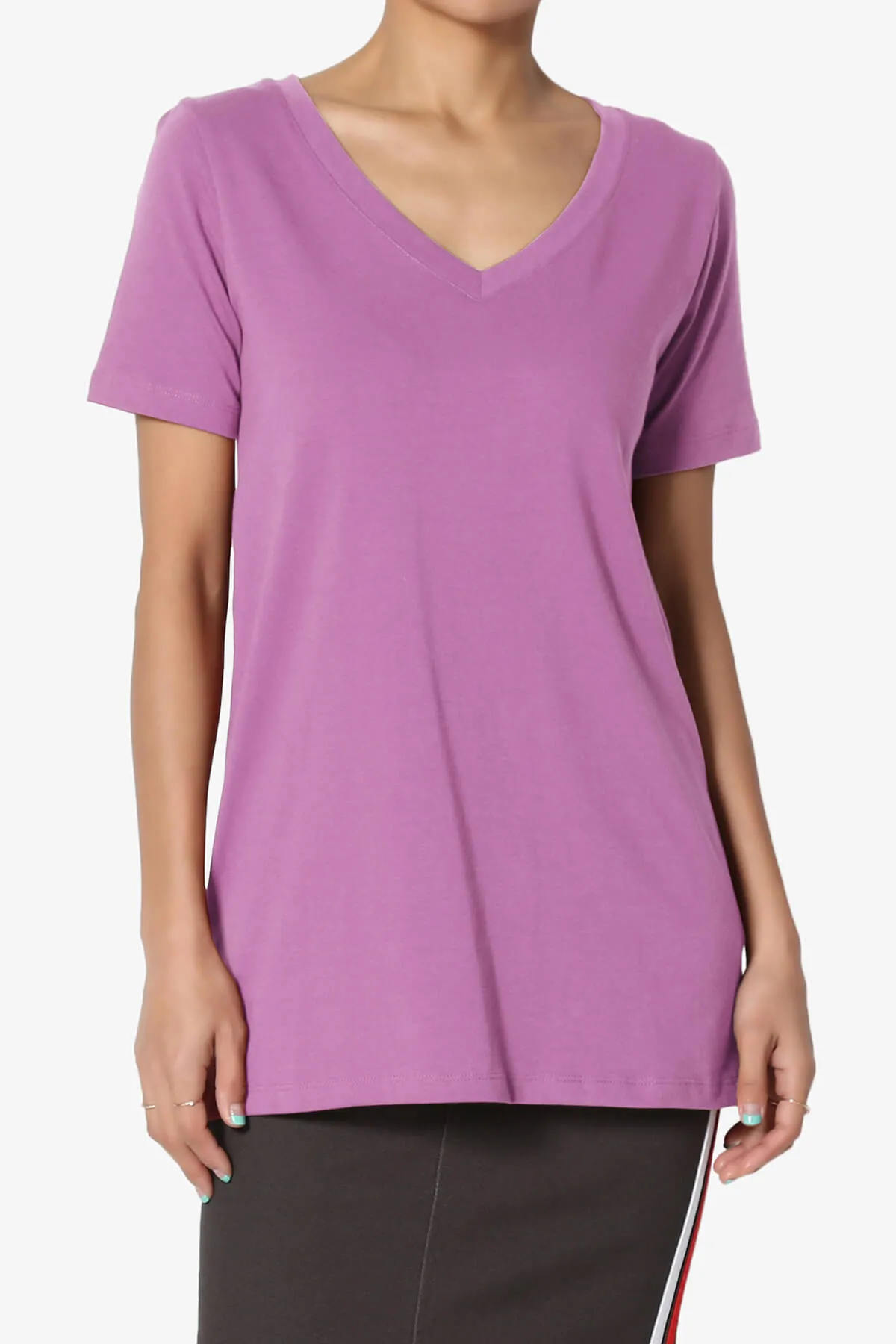 Elora V-Neck Short Sleeve T-Shirt