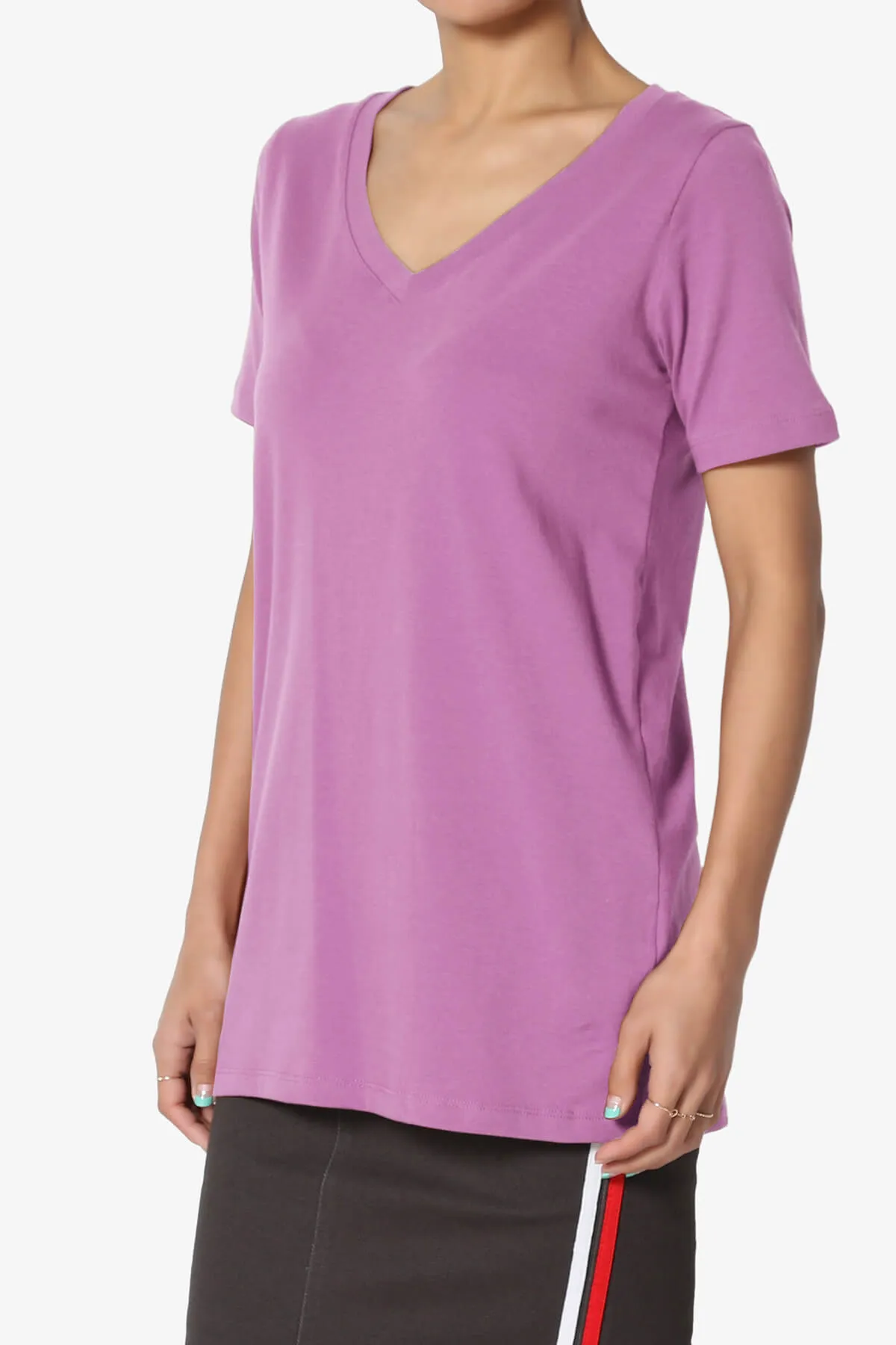 Elora V-Neck Short Sleeve T-Shirt