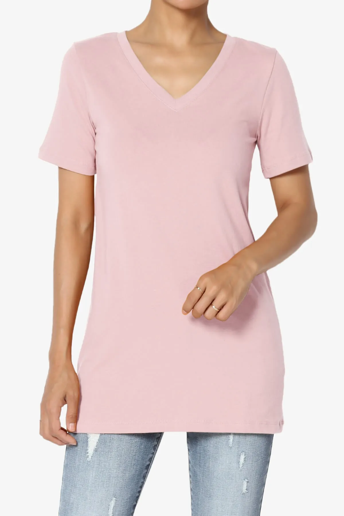 Elora V-Neck Short Sleeve T-Shirt