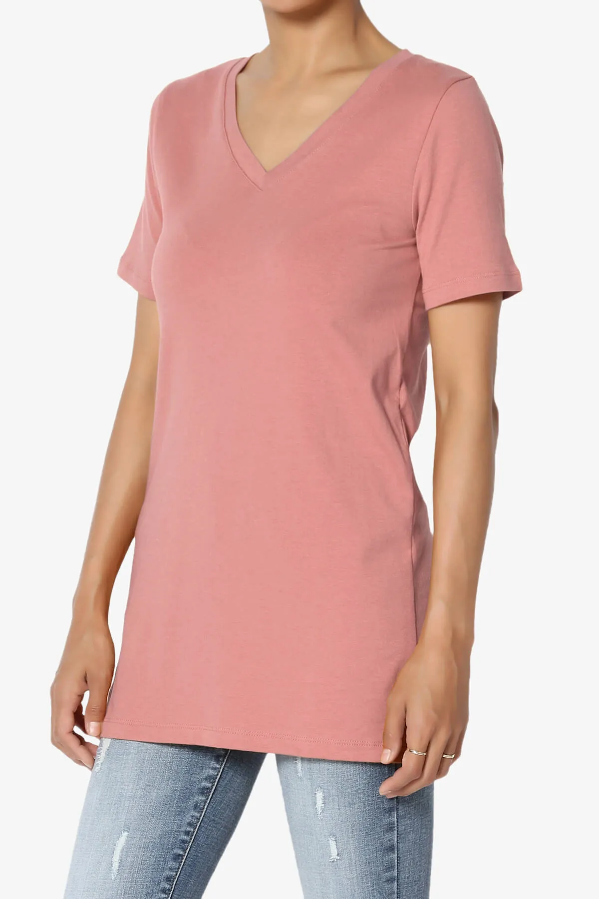 Elora V-Neck Short Sleeve T-Shirt