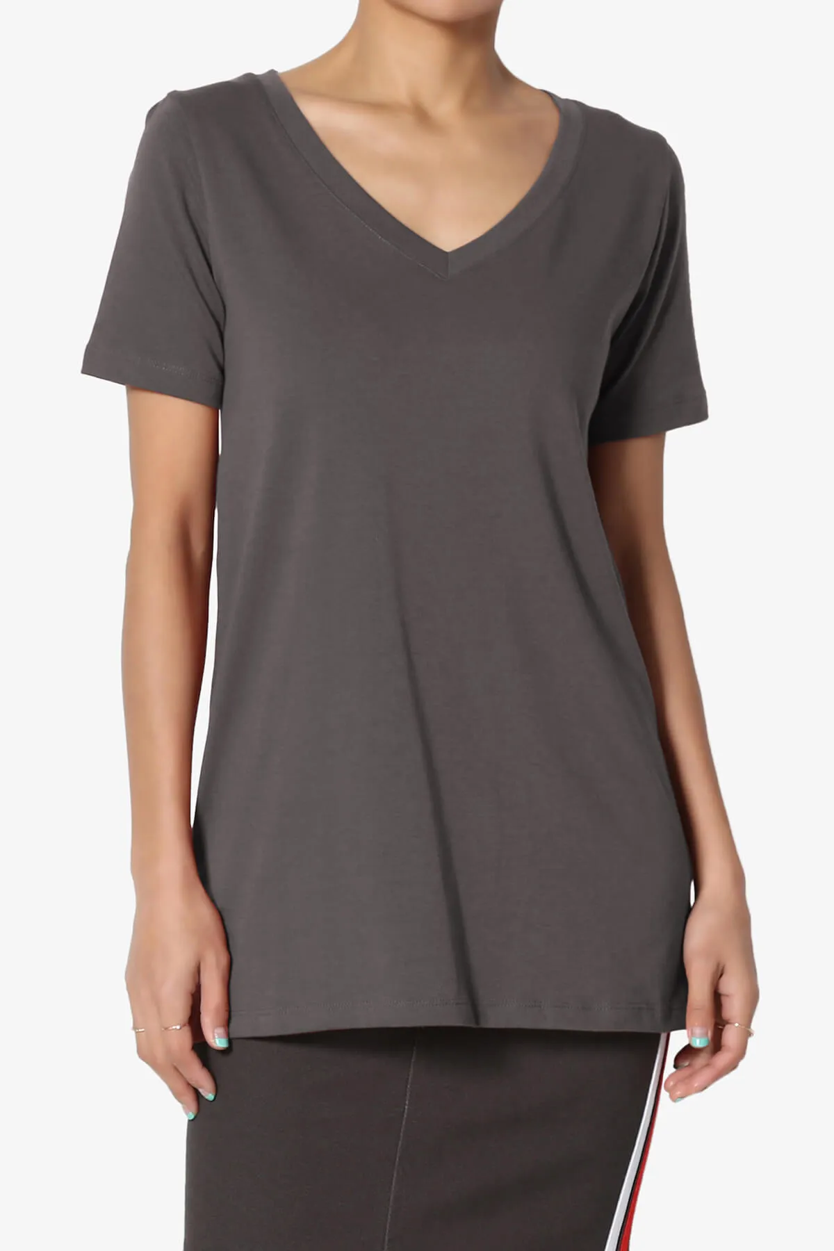 Elora V-Neck Short Sleeve T-Shirt