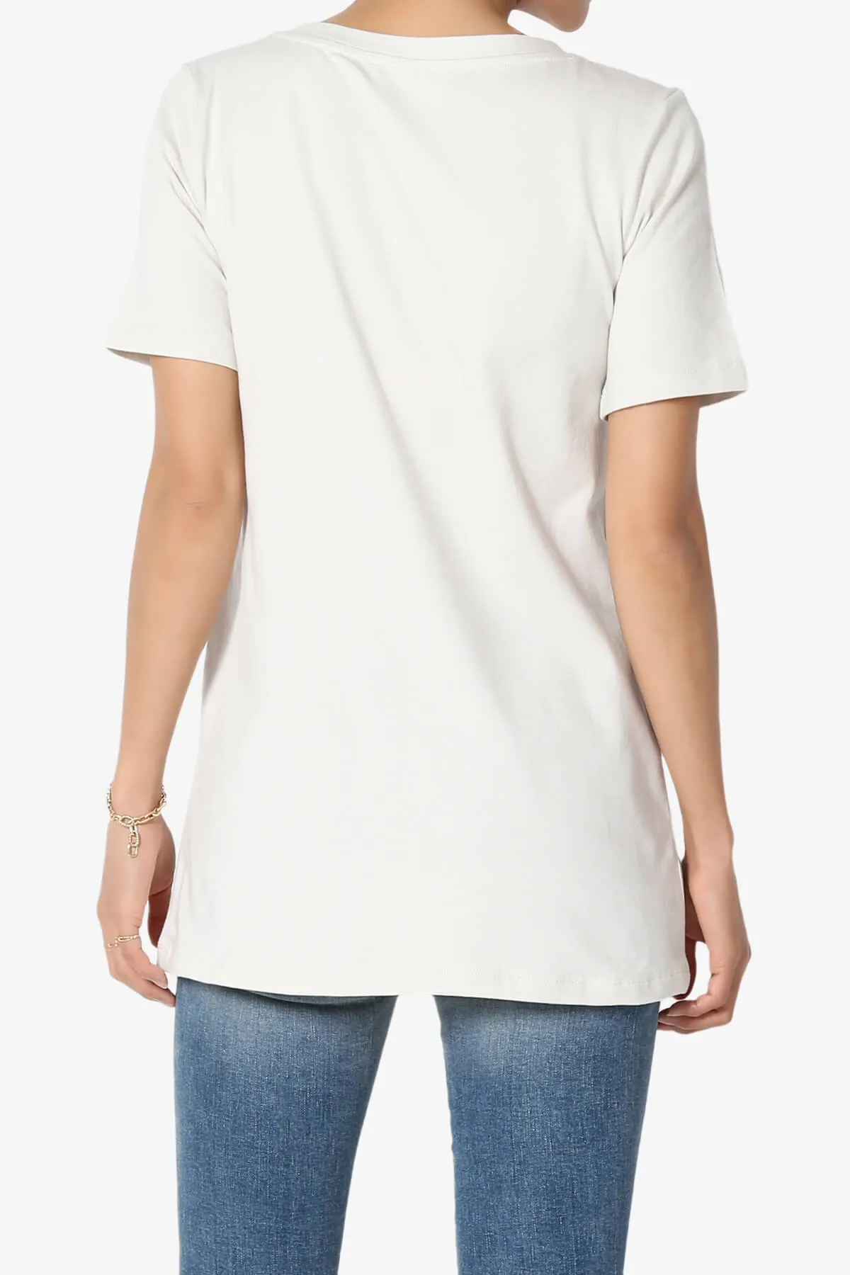 Elora V-Neck Short Sleeve T-Shirt