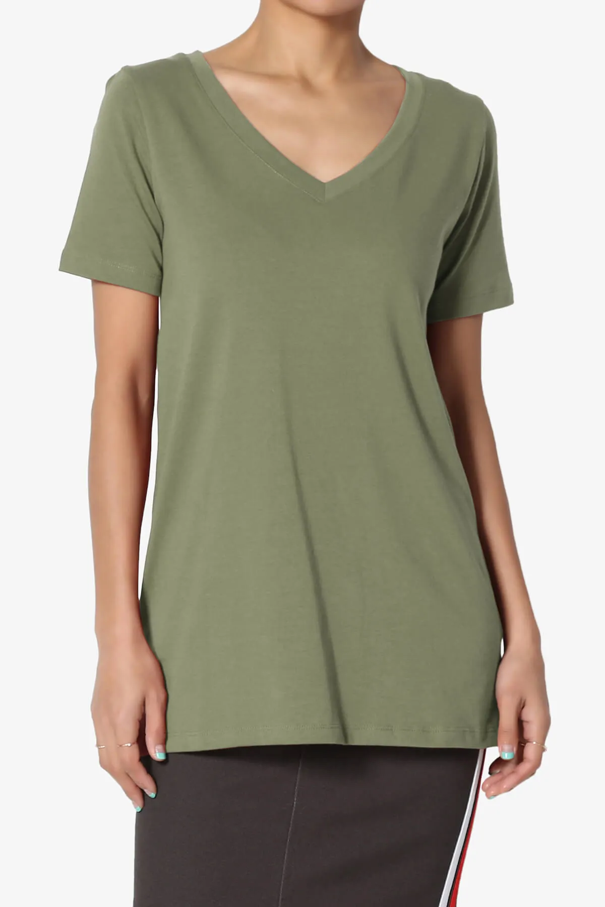 Elora V-Neck Short Sleeve T-Shirt