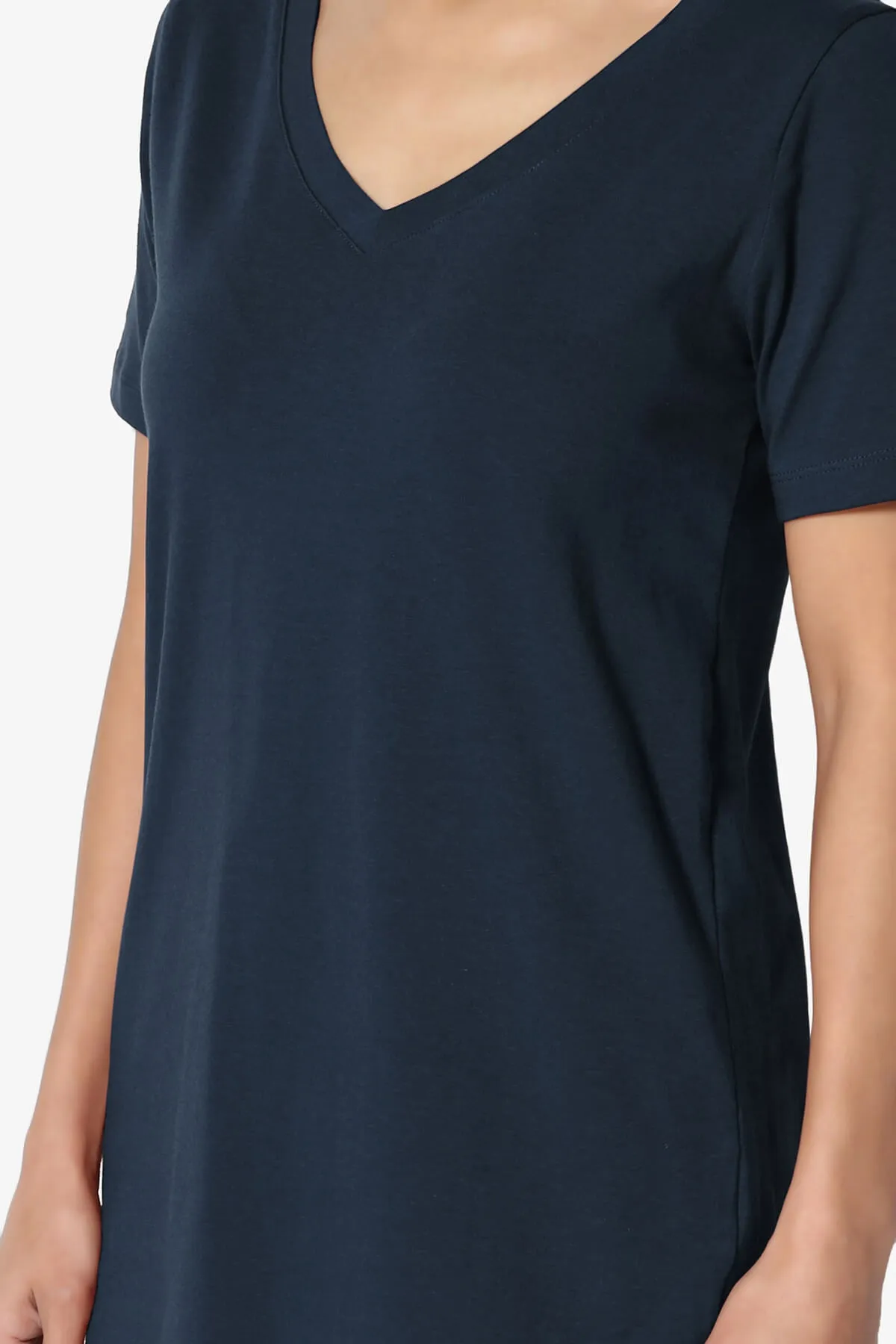 Elora V-Neck Short Sleeve T-Shirt