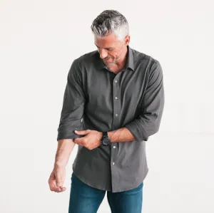 Essential T-Shirt Shirt - Slate Gray Cotton Jersey