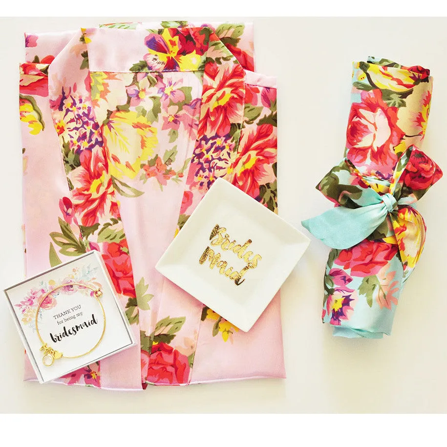 Floral Bridesmaids Robe