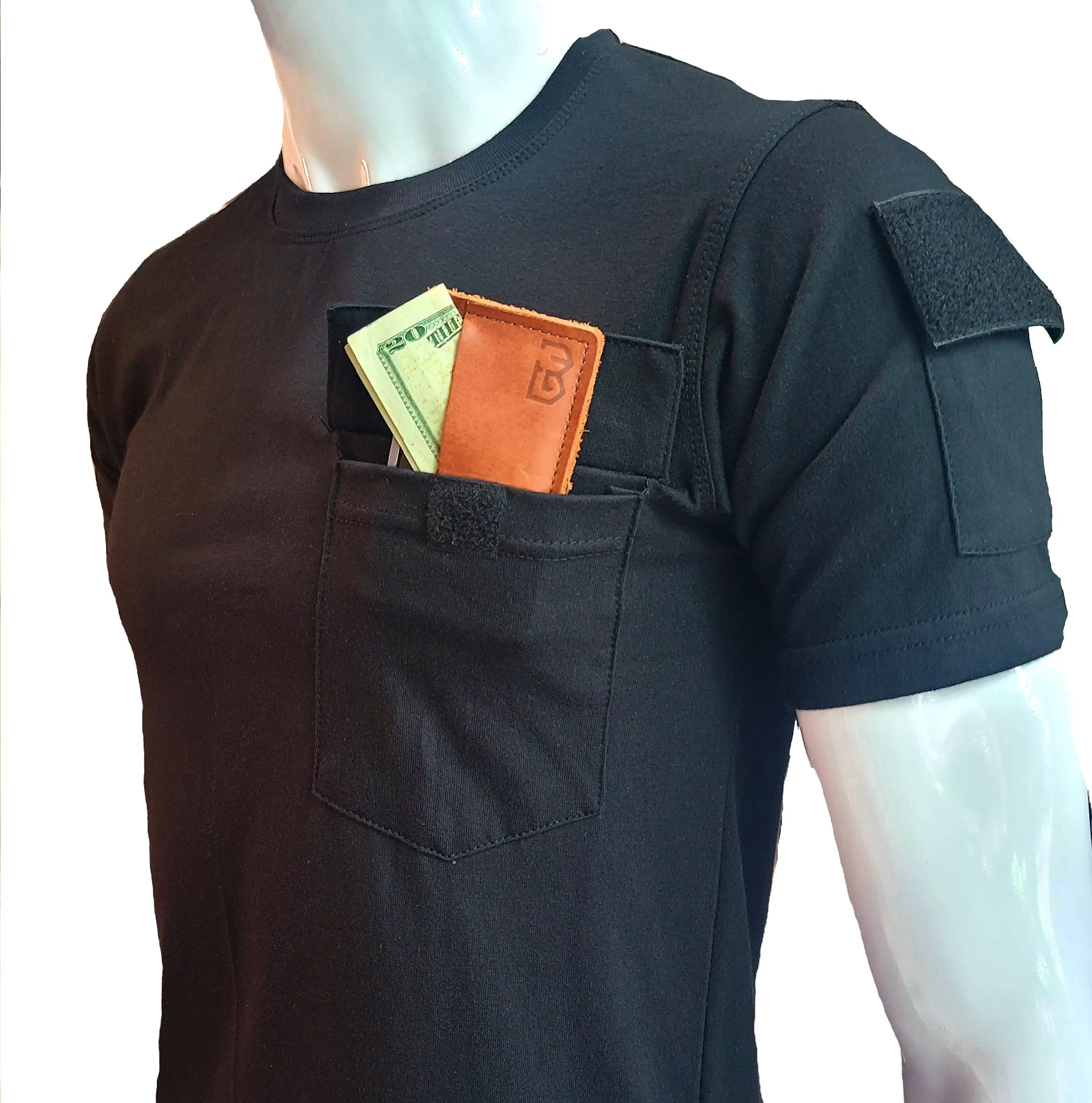 Grim Tactical Tee : EDC Shirt With 11 Pockets