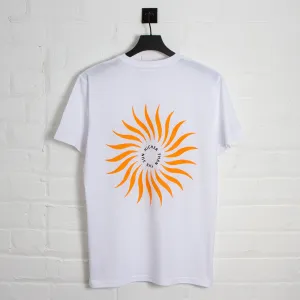 Higher Than The Sun Back Print - Tshirt - White