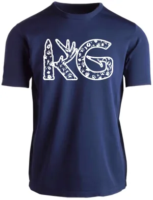 KG Navy Animal Tracks T-Shirt