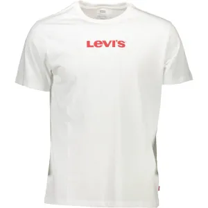 Levi's White Cotton Men T-Shirt