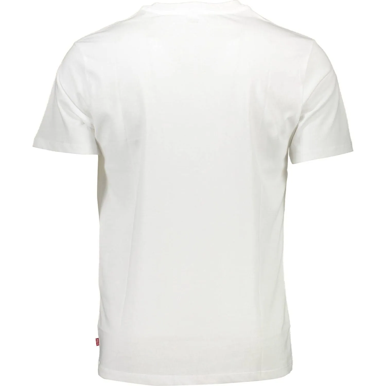 Levi's White Cotton Men T-Shirt