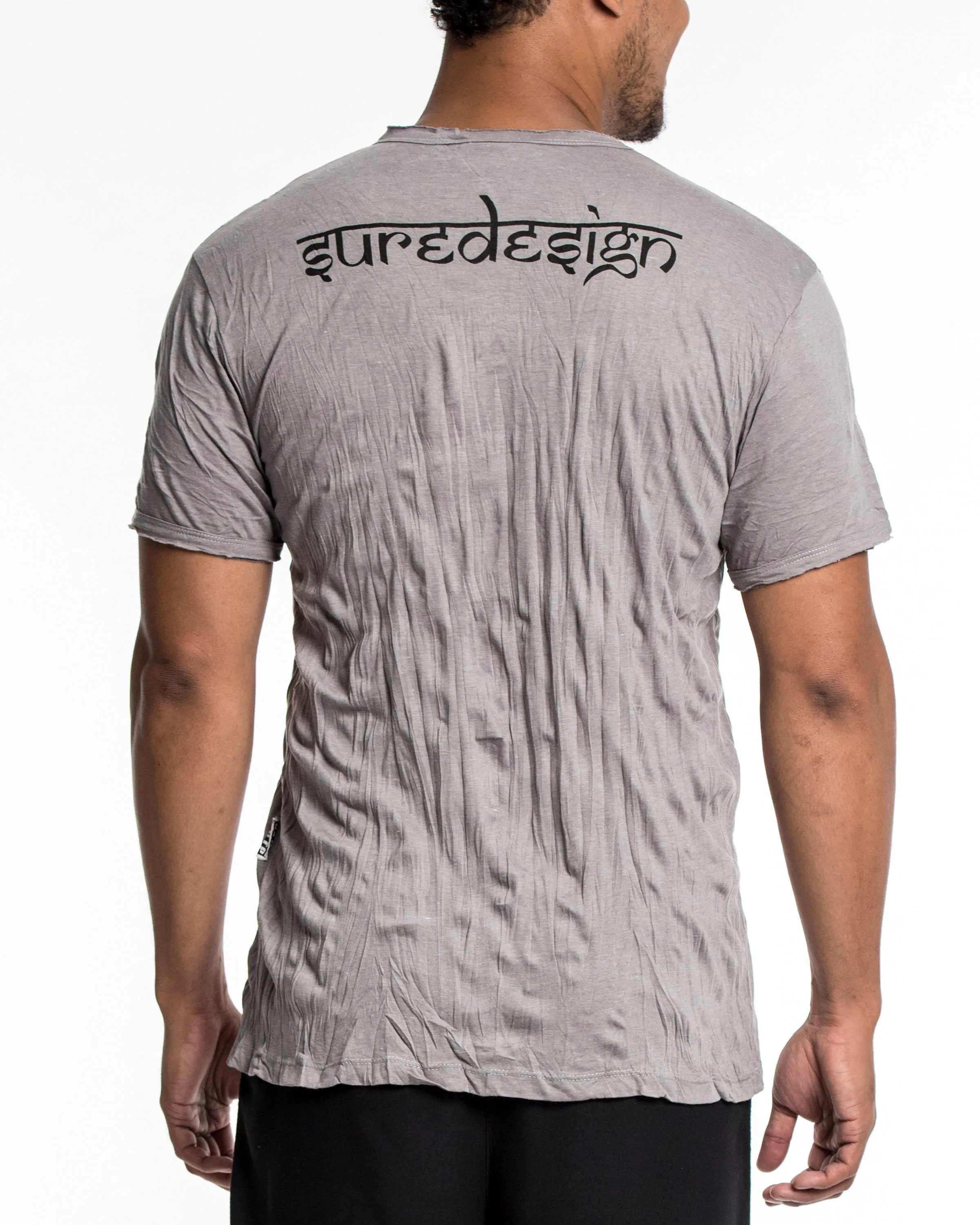 Mens Infinitee Om T-Shirt in Gray