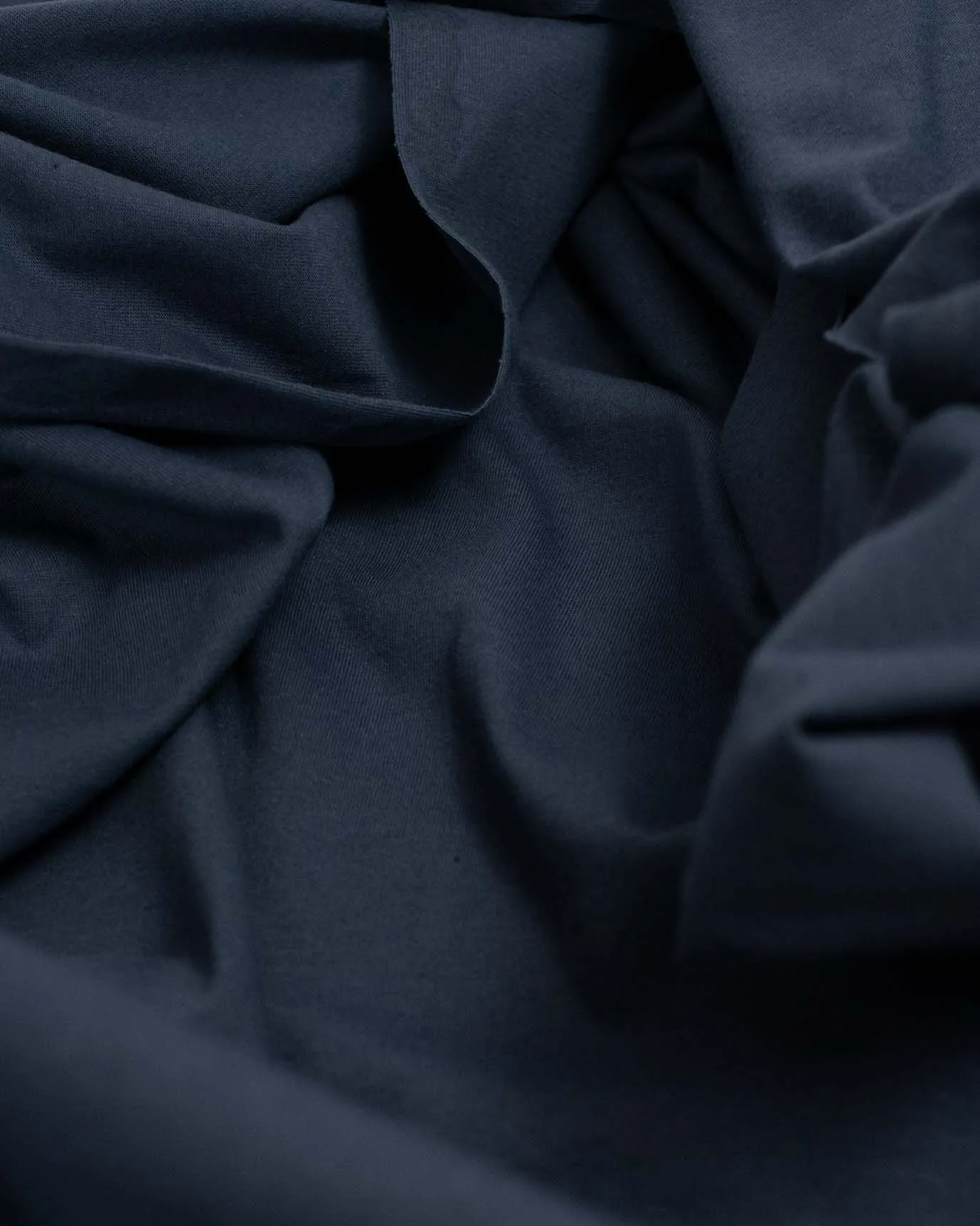 Midnight Blue Organic Cotton Jersey