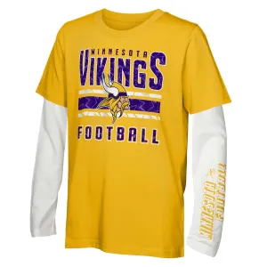 Minnesota Vikings Kids Into The Mix 3 in 1 Combo Tee