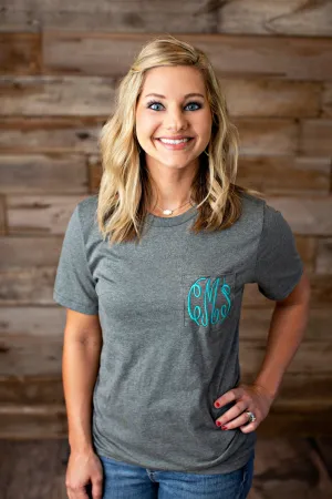 Monogrammed BC Pocket Tee Shirt - 2020