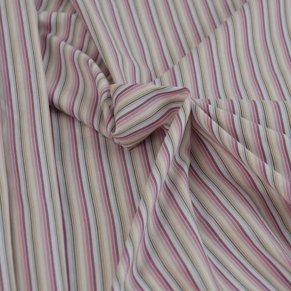 Multicolor Stripe Shirting Cotton 401