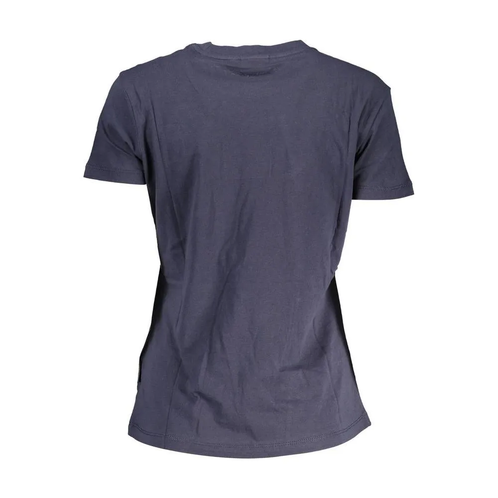 Napapijri "Blue Cotton Women T-Shirt"