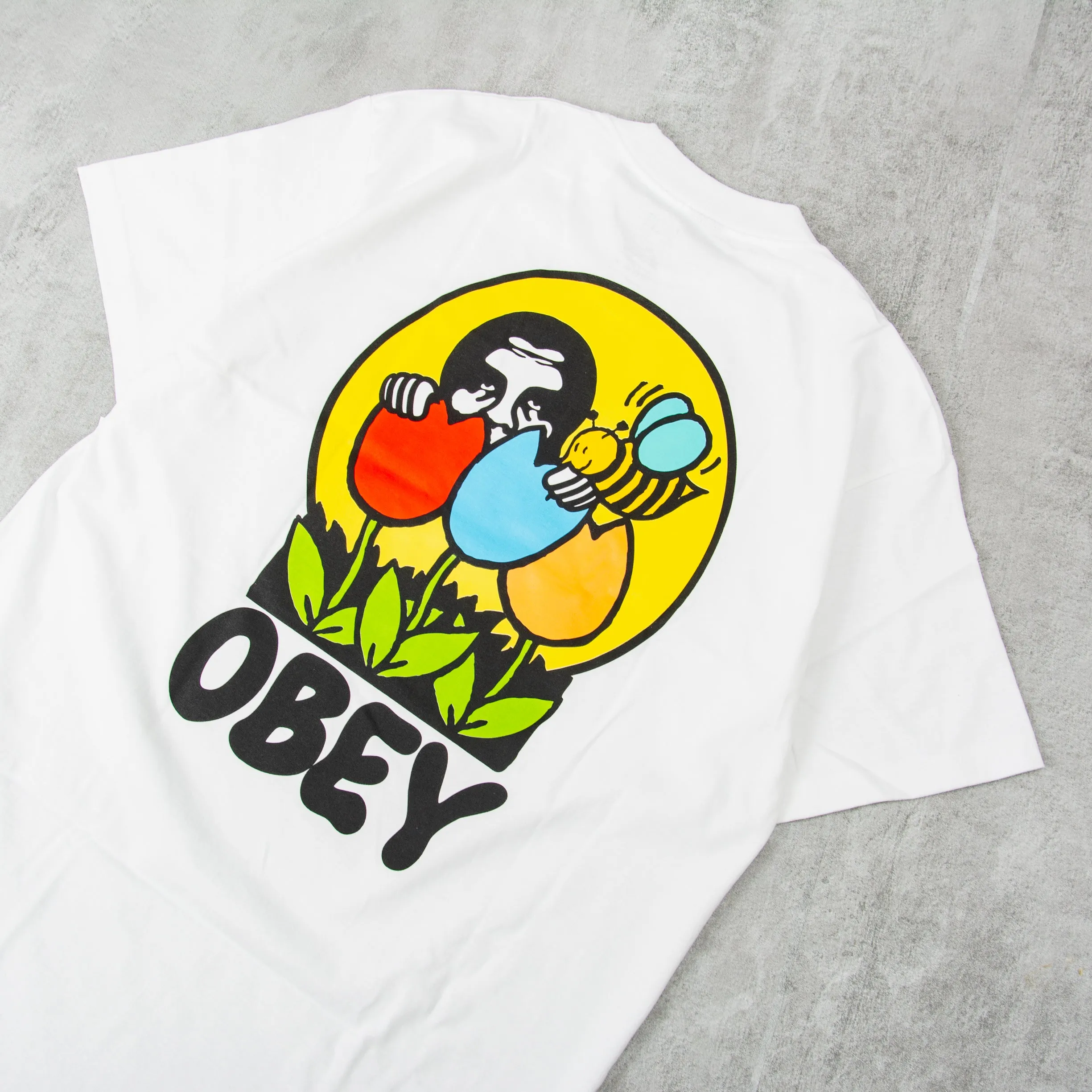 Obey Was Here Tee - White